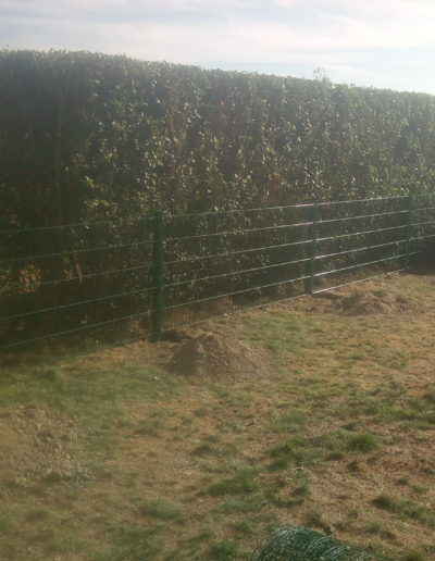 Pose portail et cloture rigide 2