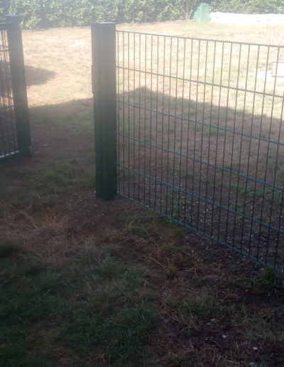 Pose portail et cloture rigide 3